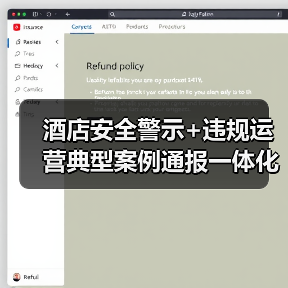 酒店安全警示+违规运营典型案例通报一体化作业，2026年文旅行业必须掌握的实战指南（图3）