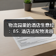 物流园里的酒店生意经：85. 酒店适配物流园+商旅临时住宿服务一体化作业，落地见效（图2）