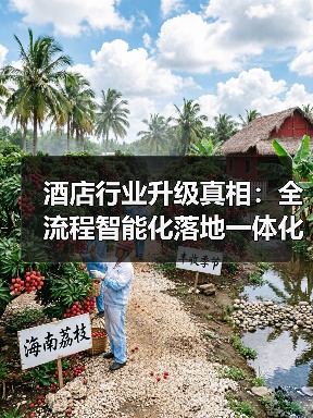 酒店行业升级真相：全流程智能化落地一体化作业，同步开展才叫真智能（图4）