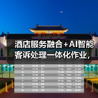 酒店服务融合+AI智能客诉处理一体化作业,顺利完成投诉量降73%(图1) 酒店服务融合+AI智能客诉处理一体化作业,顺利完成投诉量降73%(图1)