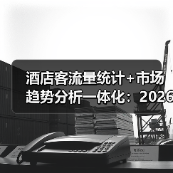 酒店客流量统计+市场趋势分析一体化:2026年酒店业的生死分水岭(图2) 酒店客流量统计+市场趋势分析一体化:2026年酒店业的生死分水岭(图2)