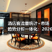 酒店客流量统计+市场趋势分析一体化:2026年酒店业的生死分水岭(图3) 酒店客流量统计+市场趋势分析一体化:2026年酒店业的生死分水岭(图3)