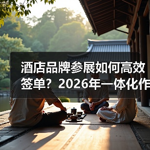 酒店品牌参展如何高效签单?2026年一体化作战指南(图1) 酒店品牌参展如何高效签单?2026年一体化作战指南(图1)