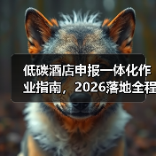 低碳酒店申报一体化作业指南,2026落地全程无忧(图1) 低碳酒店申报一体化作业指南,2026落地全程无忧(图1)