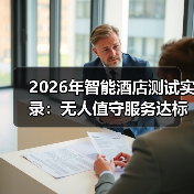2026年智能酒店测试实录:无人值守服务达标一体化作业如何一次通关?(图4) 2026年智能酒店测试实录:无人值守服务达标一体化作业如何一次通关?(图4)
