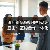 酒店新品服务亮相现场直击：签约合作一体化如何破局？（图1）