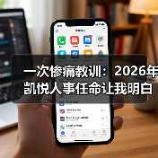 一次惨痛教训：2026年凯悦人事任命让我明白的事（图4）