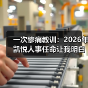 一次惨痛教训：2026年凯悦人事任命让我明白的事（图1）