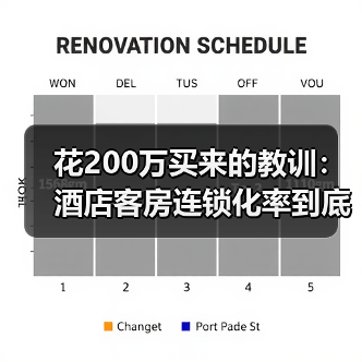 花200万买来的教训：酒店客房连锁化率到底骗了谁？（图3）