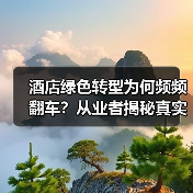 酒店绿色转型为何频频翻车?从业者揭秘真实痛点(图2) 酒店绿色转型为何频频翻车?从业者揭秘真实痛点(图2)