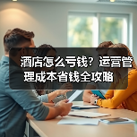 酒店怎么亏钱?运营管理成本省钱全攻略(图3) 酒店怎么亏钱?运营管理成本省钱全攻略(图3)