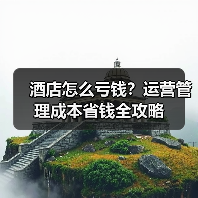 酒店怎么亏钱?运营管理成本省钱全攻略(图4) 酒店怎么亏钱?运营管理成本省钱全攻略(图4)