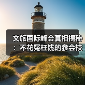 文旅国际峰会真相揭秘:不花冤枉钱的参会技巧(图4) 文旅国际峰会真相揭秘:不花冤枉钱的参会技巧(图4)