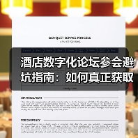 酒店数字化论坛参会避坑指南：如何真正获取有效信息？（图3）
