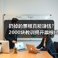 扔掉的票根真能赚钱？2000块教训揭开票根经济真相（图1）
