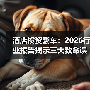 酒店投资翻车：2026行业报告揭示三大致命误区（图3）