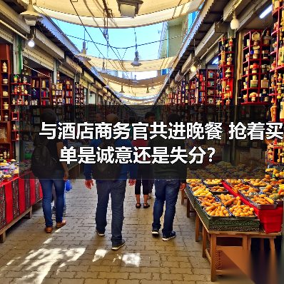 与酒店商务官共进晚餐 抢着买单是诚意还是失分？（图2）