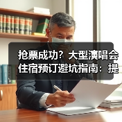 抢票成功?大型演唱会住宿预订避坑指南:提前多久订最稳妥?(图1) 抢票成功?大型演唱会住宿预订避坑指南:提前多久订最稳妥?(图1)