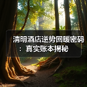 清明酒店逆势回暖密码:真实账本揭秘(图4) 清明酒店逆势回暖密码:真实账本揭秘(图4)