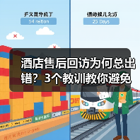 酒店售后回访为何总出错?3个教训教你避免差评危机(图4) 酒店售后回访为何总出错?3个教训教你避免差评危机(图4)