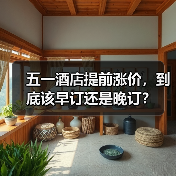 五一酒店提前涨价，到底该早订还是晚订？（图1）
