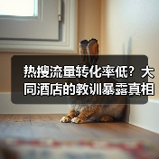 热搜流量转化率低?大同酒店的教训暴露真相(图4) 热搜流量转化率低?大同酒店的教训暴露真相(图4)