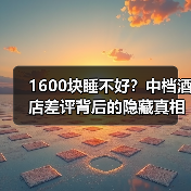 1600块睡不好?中档酒店差评背后的隐藏真相(图3) 1600块睡不好?中档酒店差评背后的隐藏真相(图3)