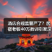 酒店合规监管严了?民宿老板40万教训引发深思(图1) 酒店合规监管严了?民宿老板40万教训引发深思(图1)