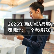 2026年酒店消防最新处罚规定：一个老板花80万买的教训（图4）