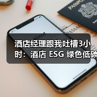 酒店经理跟我吐槽3小时：酒店 ESG 绿色低碳标准真能省钱吗（图1）