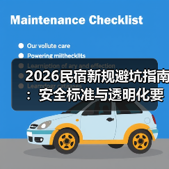 2026民宿新规避坑指南:安全标准与透明化要求必须了解(图1) 2026民宿新规避坑指南:安全标准与透明化要求必须了解(图1)
