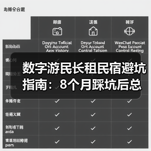数字游民长租民宿避坑指南:8个月踩坑后总结的关键问题(图4) 数字游民长租民宿避坑指南:8个月踩坑后总结的关键问题(图4)