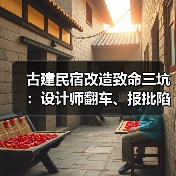 古建民宿改造致命三坑:设计师翻车、报批陷阱、水电雷区,别踩!(图1) 古建民宿改造致命三坑:设计师翻车、报批陷阱、水电雷区,别踩!(图1)