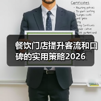 餐饮门店提升客流和口碑的实用策略2026(图1) 餐饮门店提升客流和口碑的实用策略2026(图1)